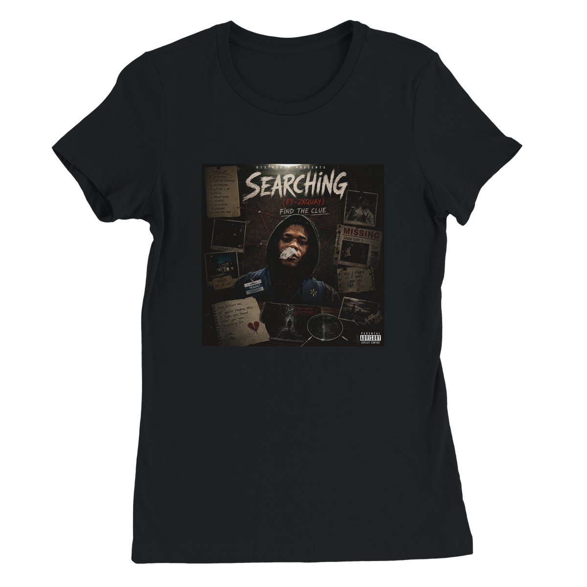 Searching (feat. 2XQUAY) - Women’s Cut T-Shirt