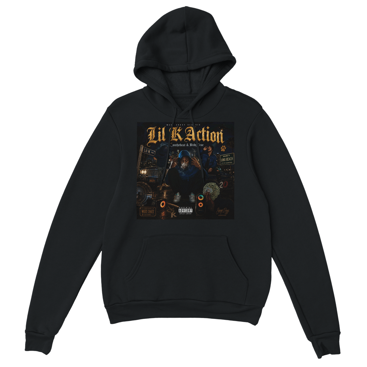 Lil K Action (feat. C_onthebeat) - Classic Unisex Pullover Hoodie
