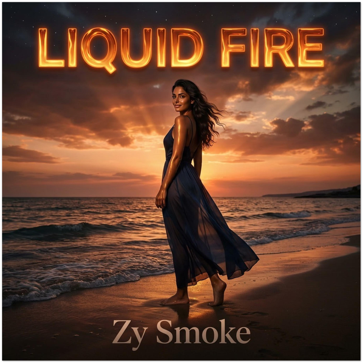LIQUID FIRE - Fine Art Poster
