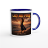 LIQUID FIRE - Ceramic Mug
