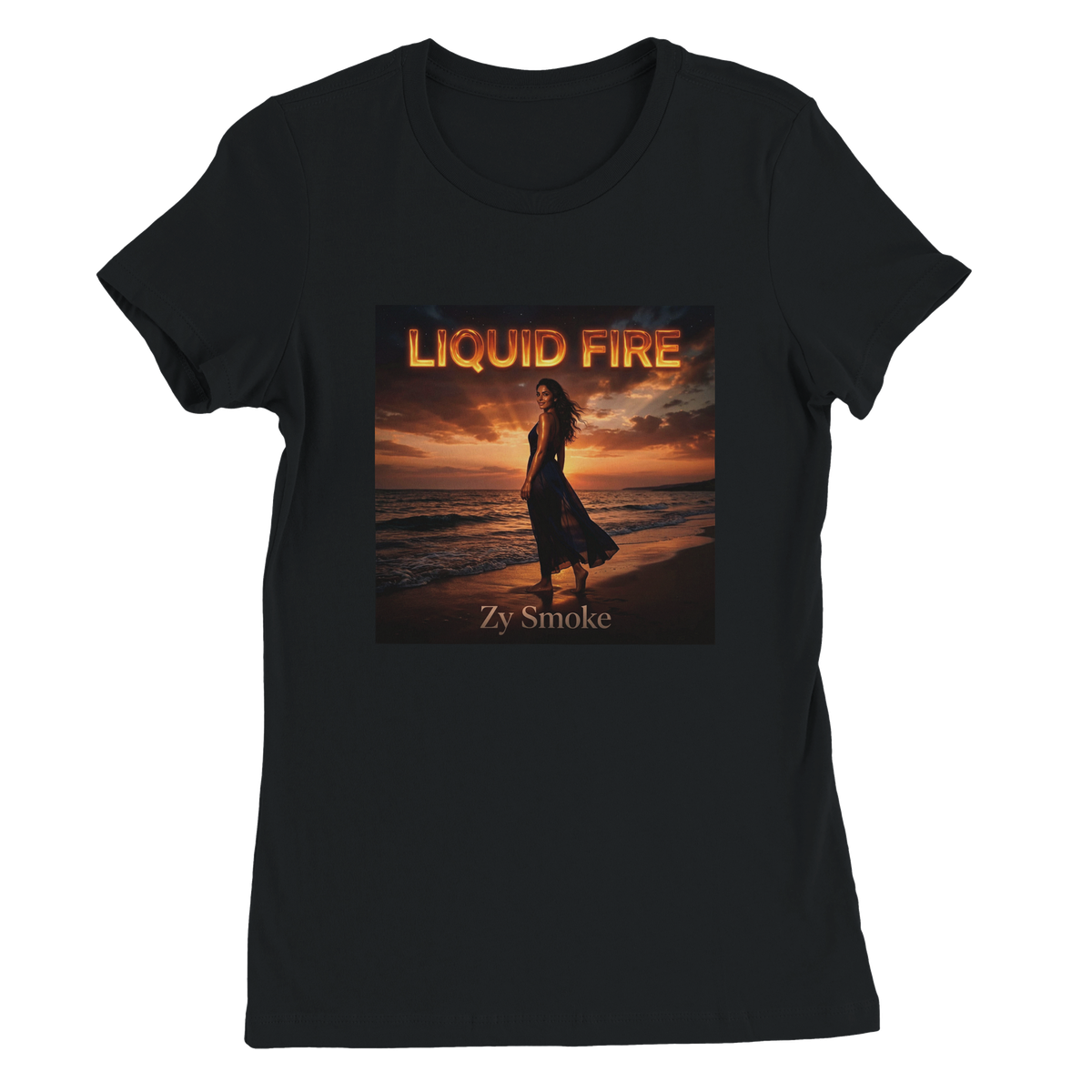 LIQUID FIRE - Women’s Cut T-Shirt