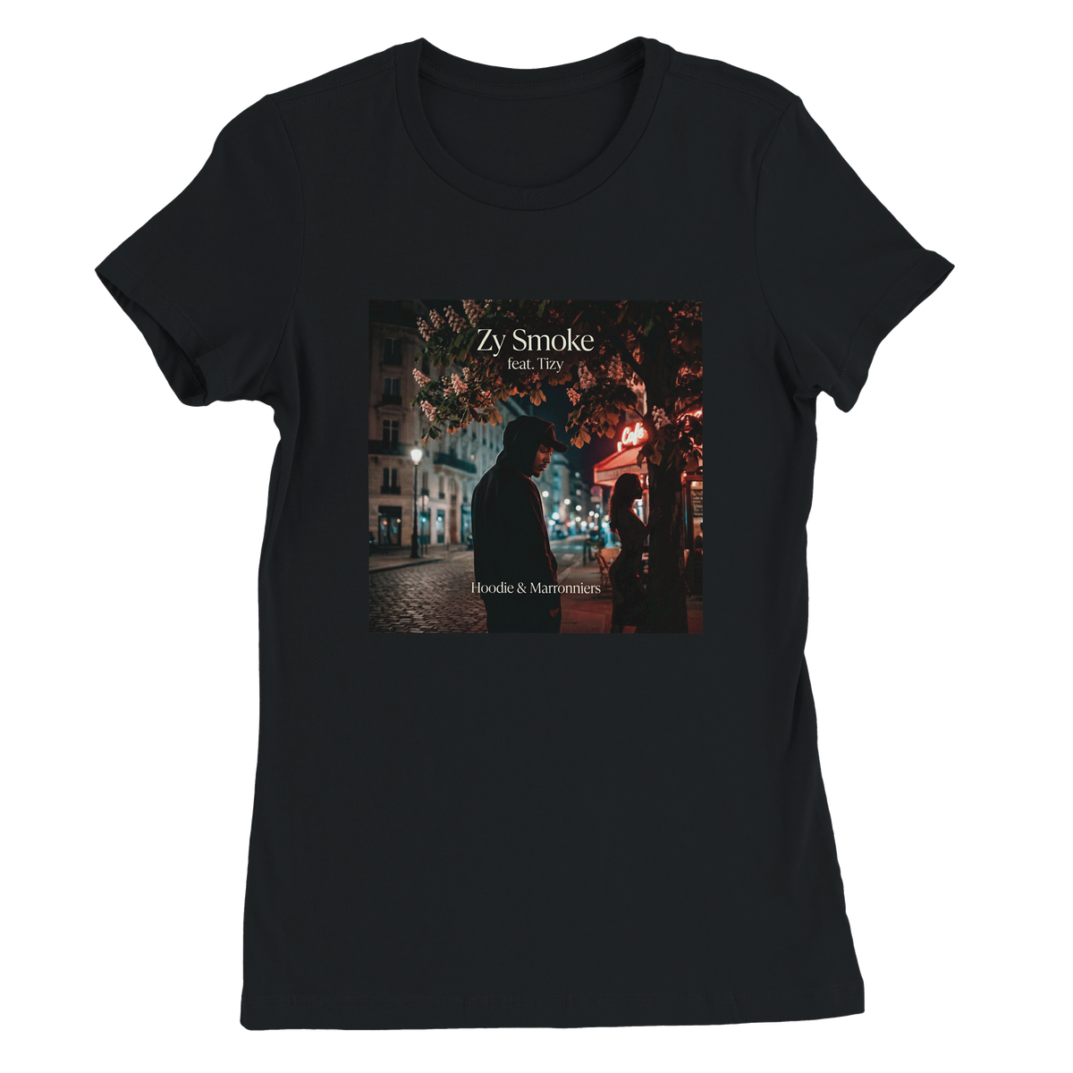 HOODIE & MARRONNIERS - Women’s Cut T-Shirt
