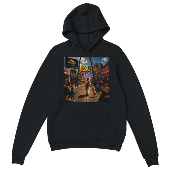 Jesus in the 80's - Classic Unisex Pullover Hoodie