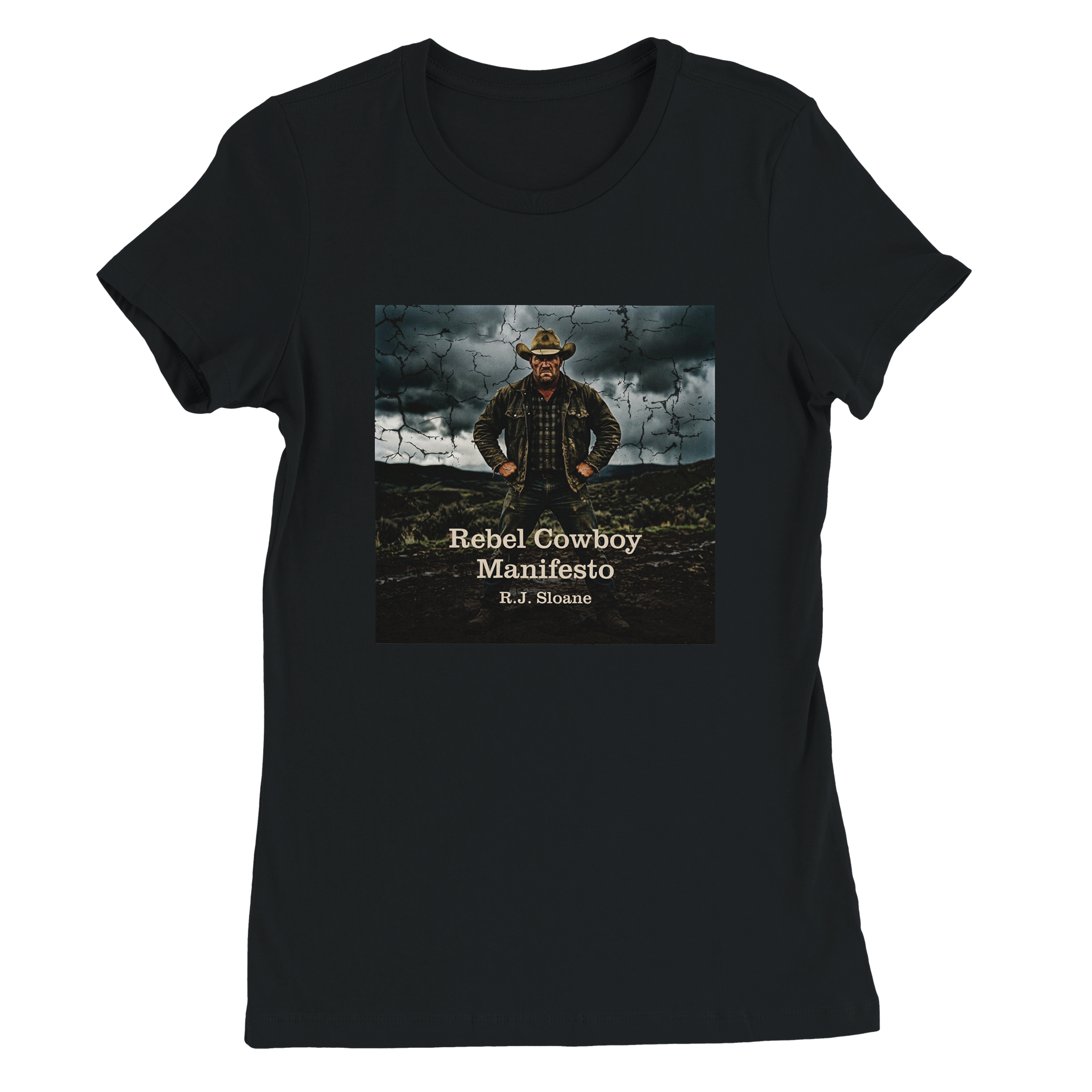 Rebel Cowboy Manifesto - Women&rsquo;s Cut T-Shirt