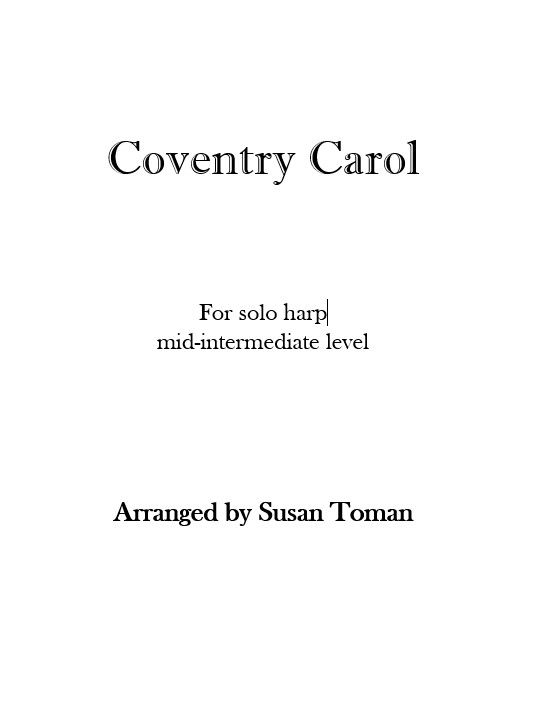 Coventry Carol
