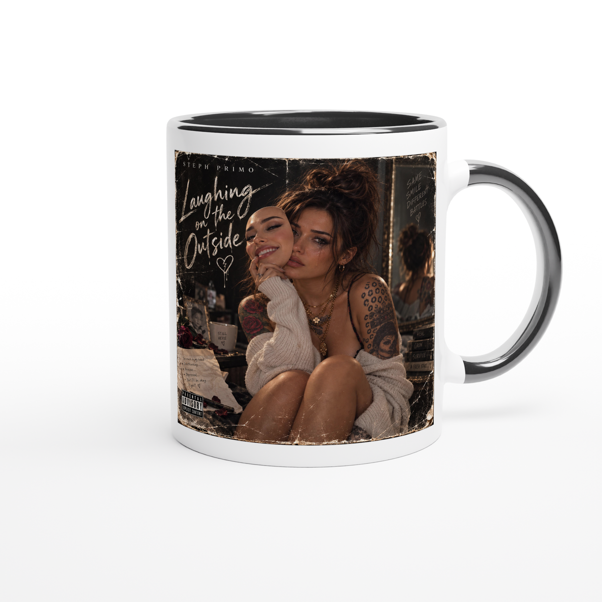 Laughing on the outside - Ceramic Mug