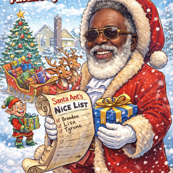 Santa Ant - Coloring Book (Adult Edition)