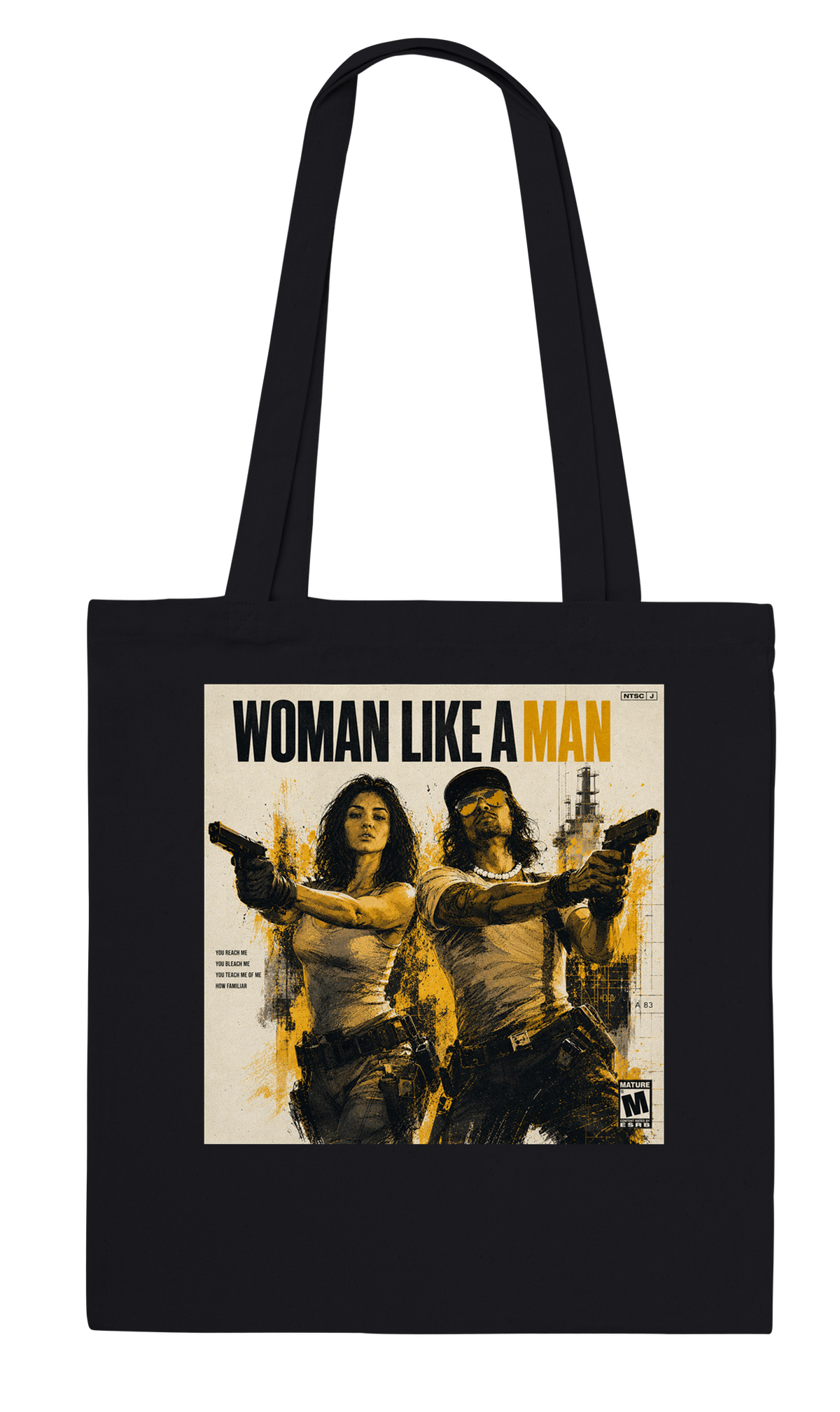 Woman like a man (feat. Sarianna Cortes) - Tote bag