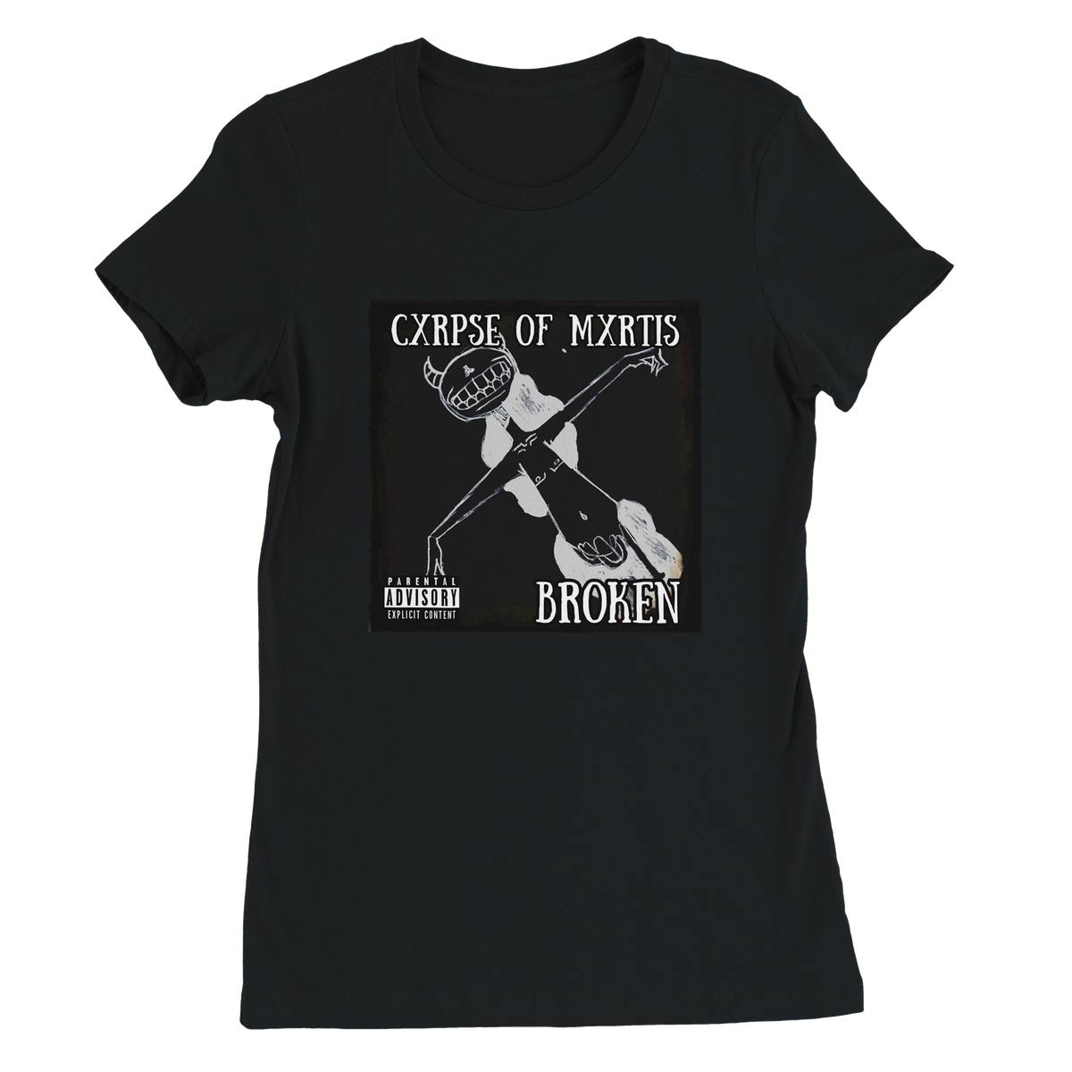 Broken (feat. First Bloodied Mirror, XTMLYDEAD & AllThatIGot) - Women’s Cut T-Shirt