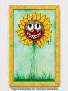“Dandelion disguised as Sunflower” Acrylic and Spray Paint (c. 2026)