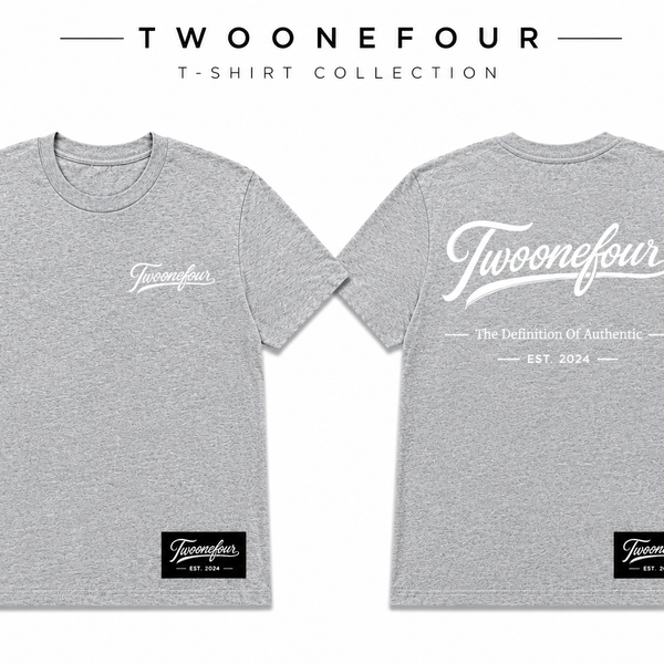 TWO ONE FOUR T-SHIRT (Various colors/sizes)