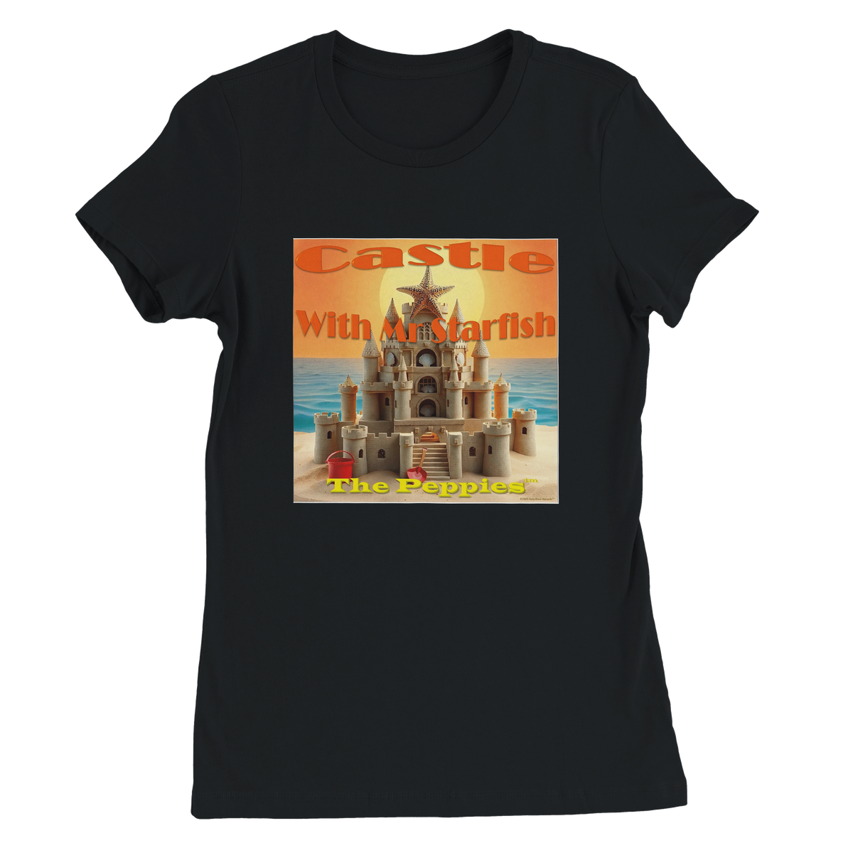 Castle With Mr. Starfish - Women’s Cut T-Shirt