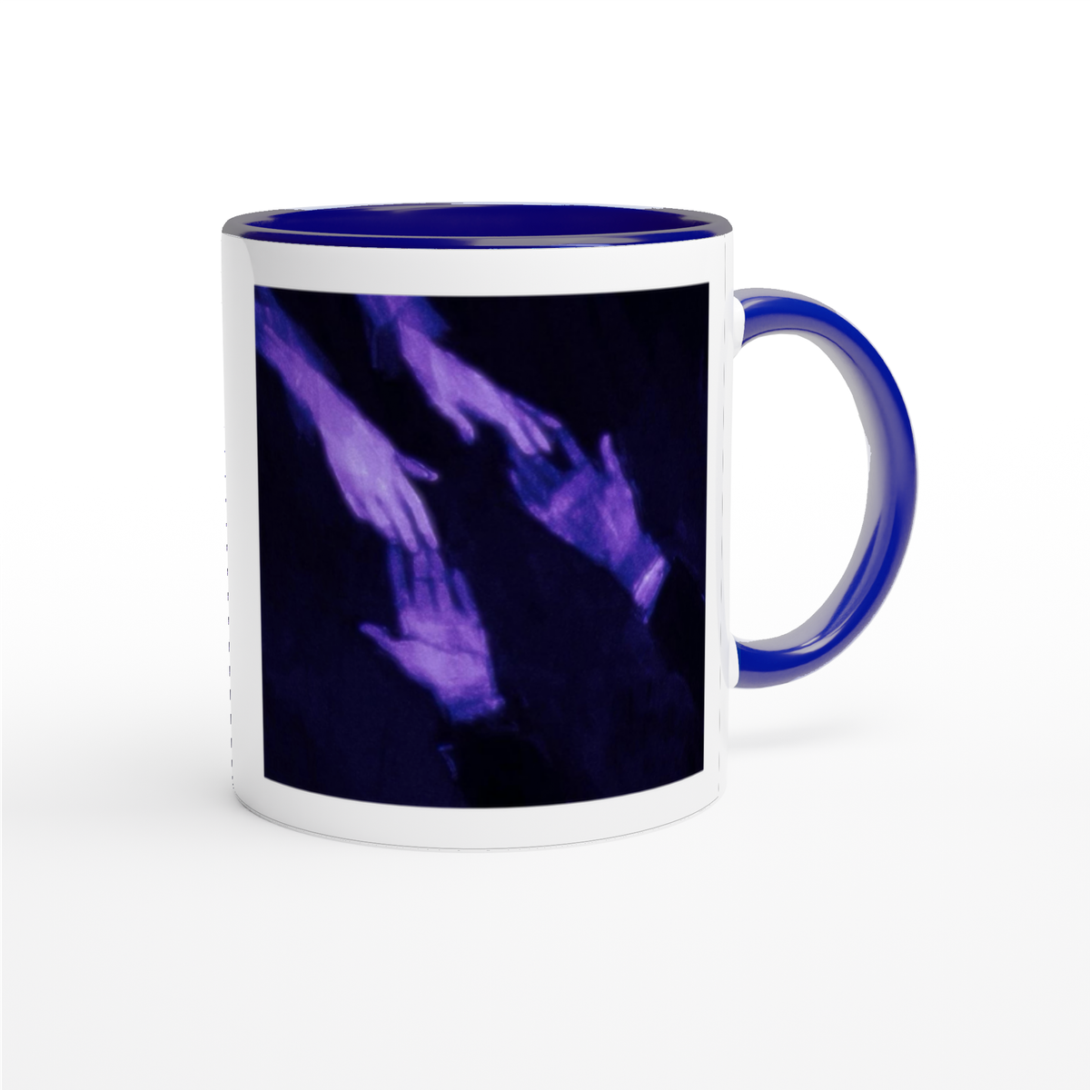 Hands With Indigo - Ceramic Mug