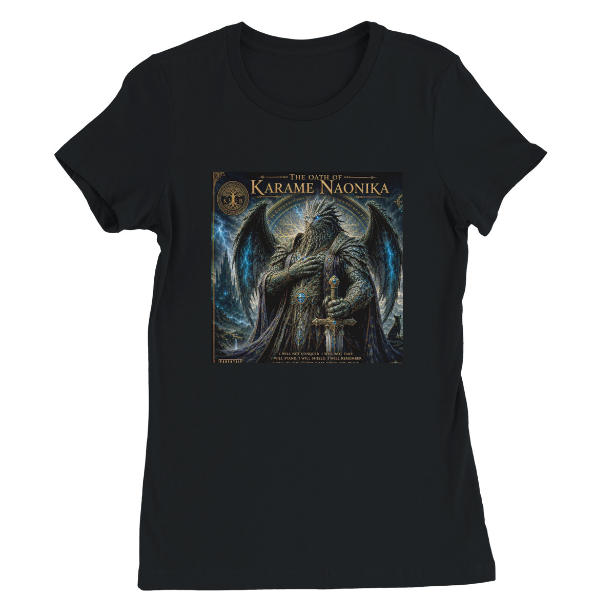 The Oath of Karame Naonika - Women’s Cut T-Shirt
