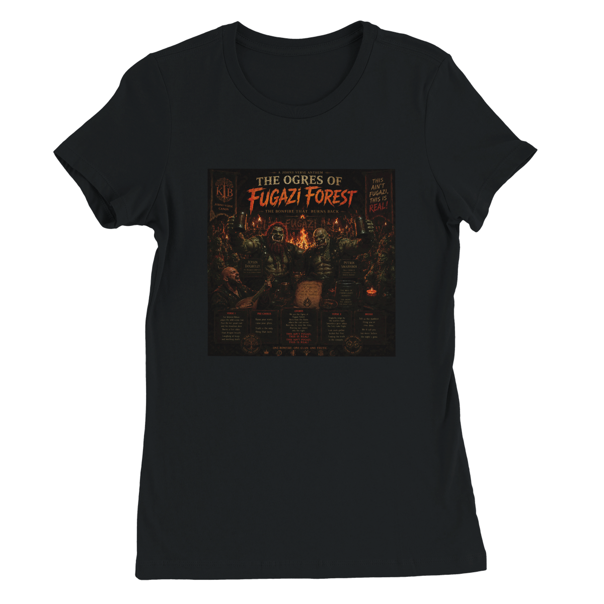 The Ogres of Fugazi Forest (In The Word of Man) - Women’s Cut T-Shirt