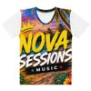 All-Over Print Women’s Cotton Crew Neck T-Shirt
