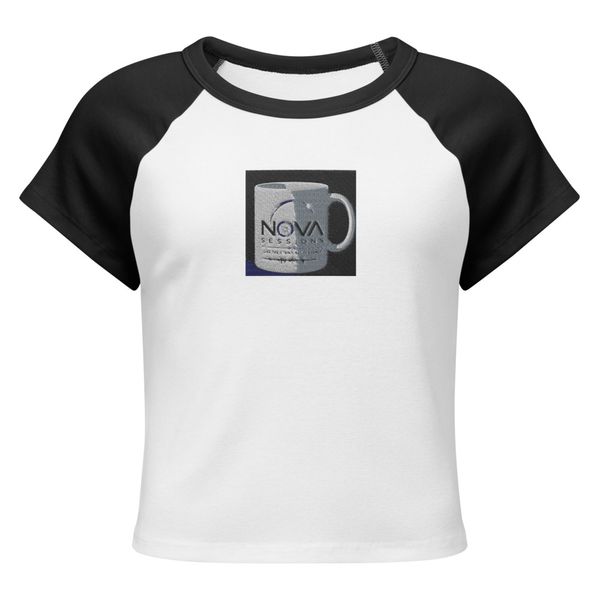 Women's Micro Rib Raglan Baby Tee | Bella + Canvas 1201