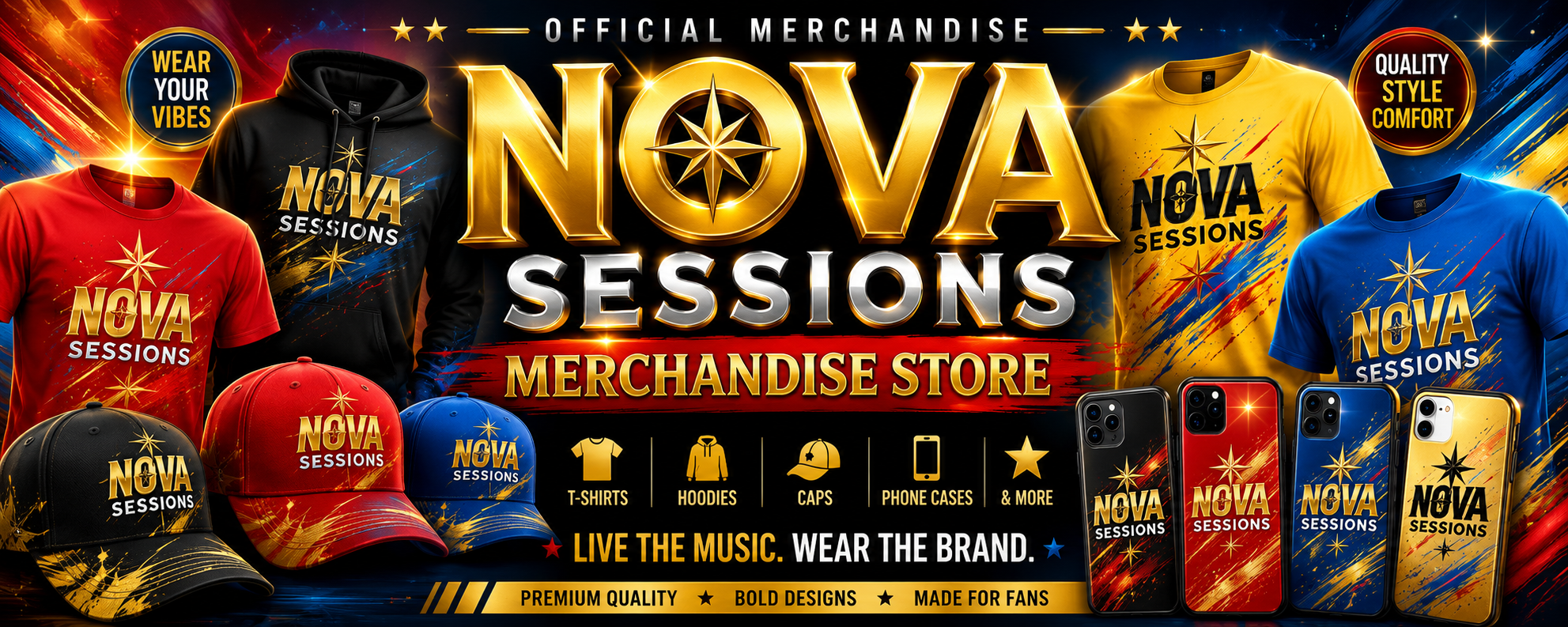 NOVA SESSIONS MERCHANDISESTORE