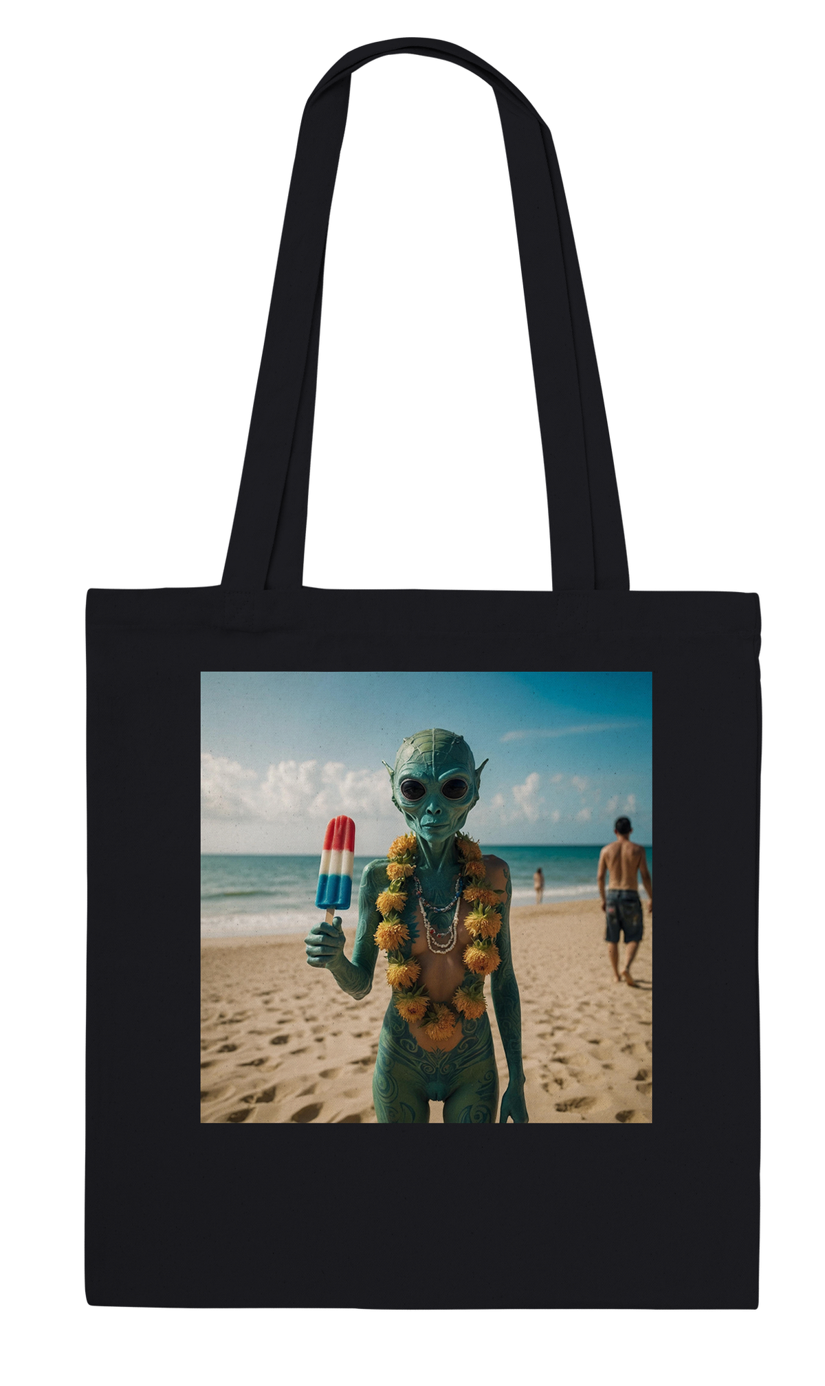 Zeta Visits America - Tote bag