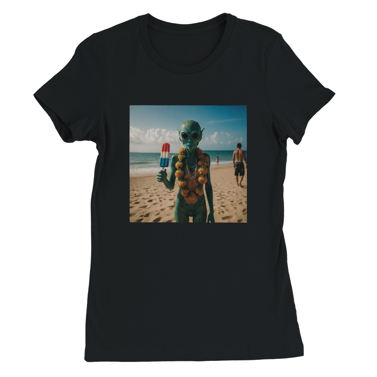 Zeta Visits America - Women’s Cut T-Shirt