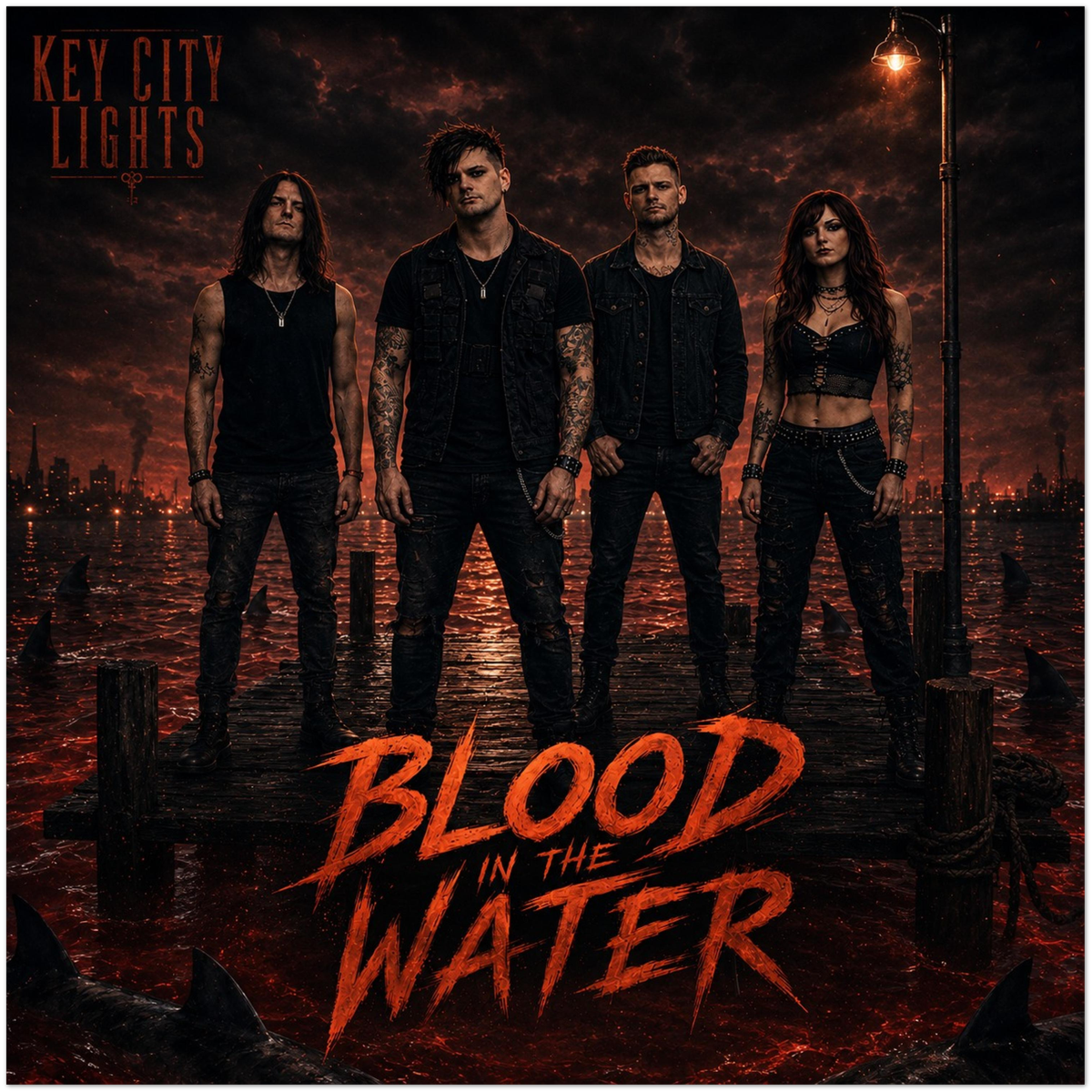 Blood in the Water - Fine Art Poster