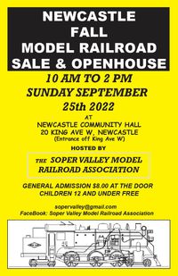 Soper Valley  Model Railroad Association - Fall Sale & Open House