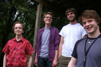 The original Fab Four, circa 2012: from left, Colin Mekeel, Austin Wagner, Jack Synoski and Seth Ebersole
