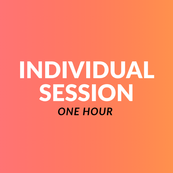 ONE HOUR INDIVIDUAL SESSION