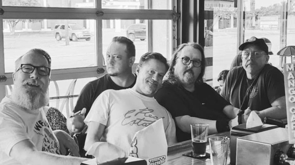 Band photo at a bar