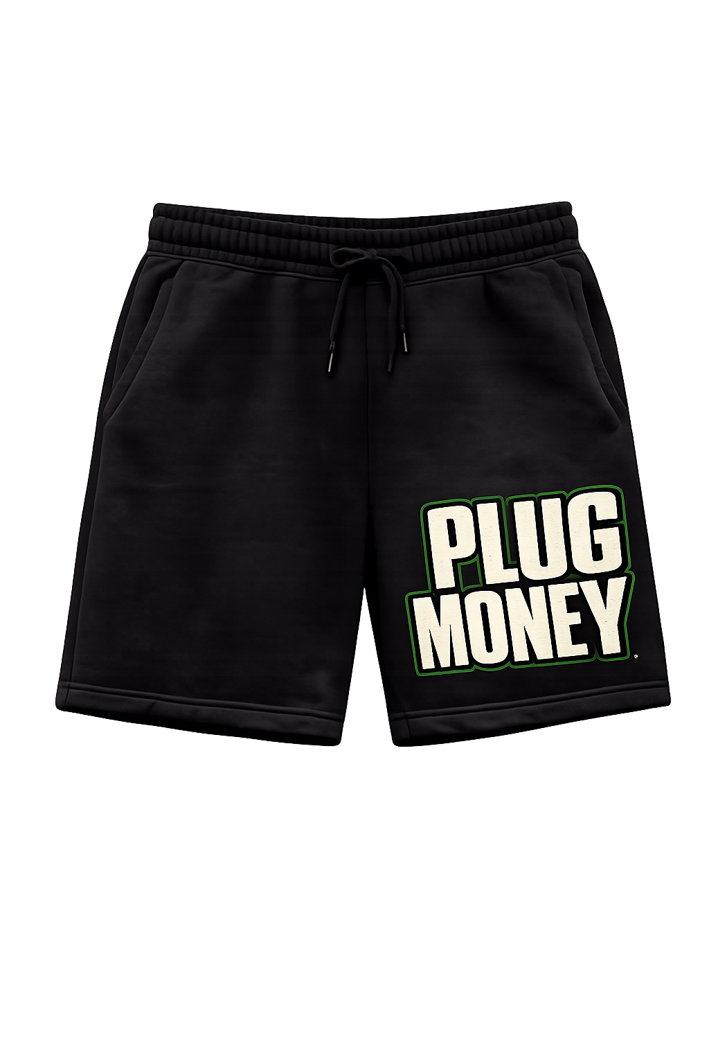 Plug Money Logo Premium Fleece Shorts