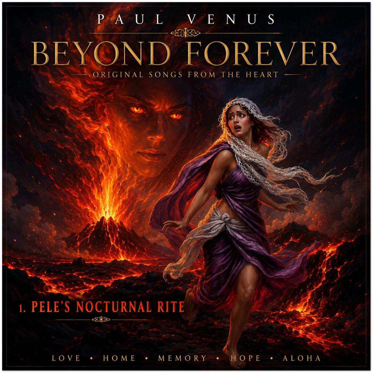 Pele's Nocturnal Rite - Fine Art Poster