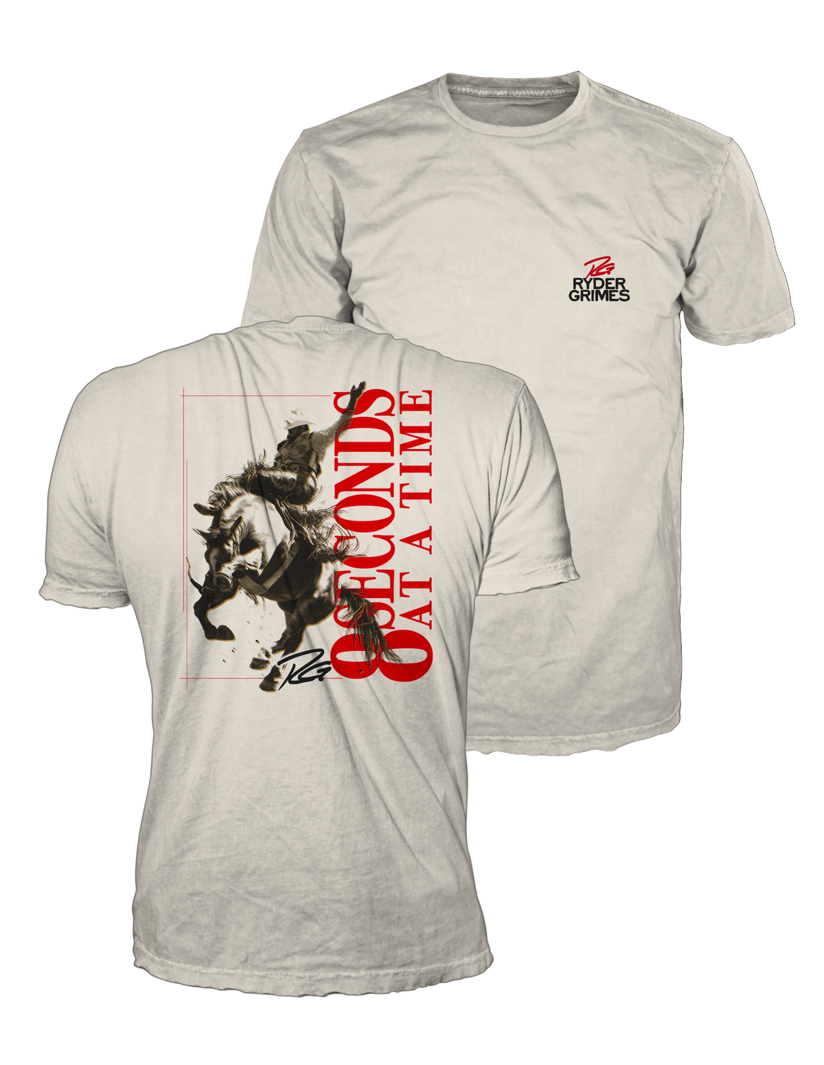 8 SECONDS TEE