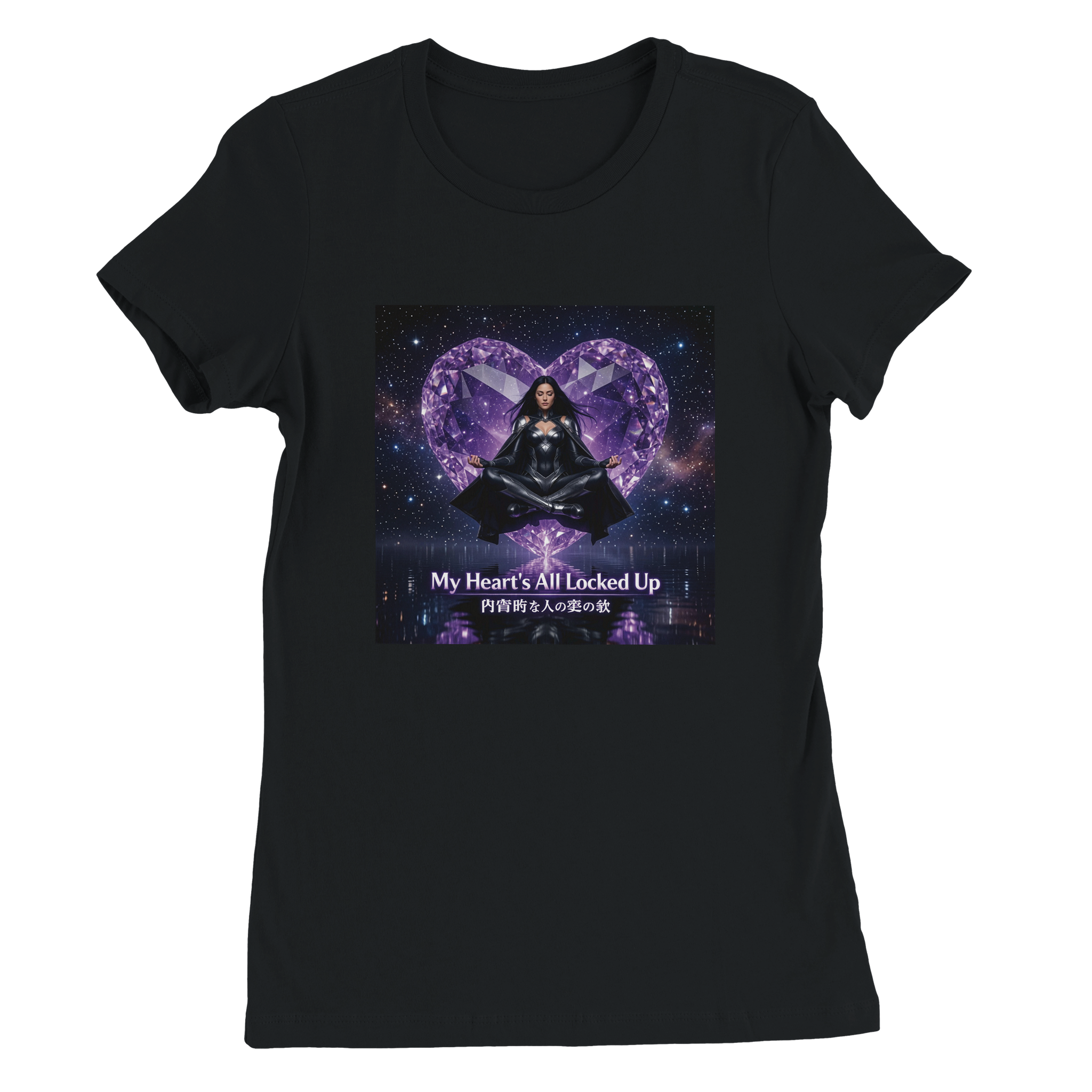 My Heart&#39;s All Locked Up (���������) - Women&rsquo;s Cut T-Shirt