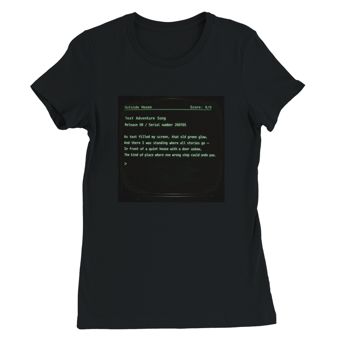 Text Adventure Song - Women’s Cut T-Shirt