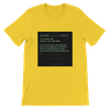 Text Adventure Song - Unisex T-Shirt