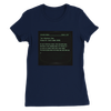 Text Adventure Song - Women’s Cut T-Shirt