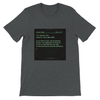 Text Adventure Song - Unisex T-Shirt