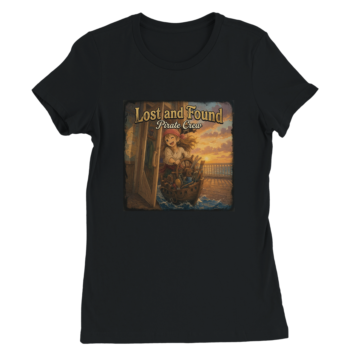 Lost and Found Pirate Crew - Women’s Cut T-Shirt