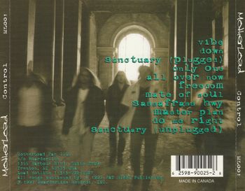Motherload rear cover art.

