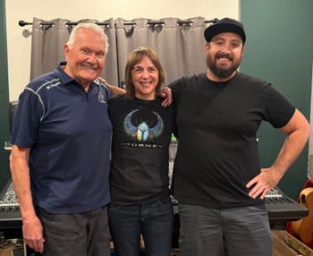 Bill Honker, Steff Chanat, and Lance Bigley (studio engineer extraordinary)
