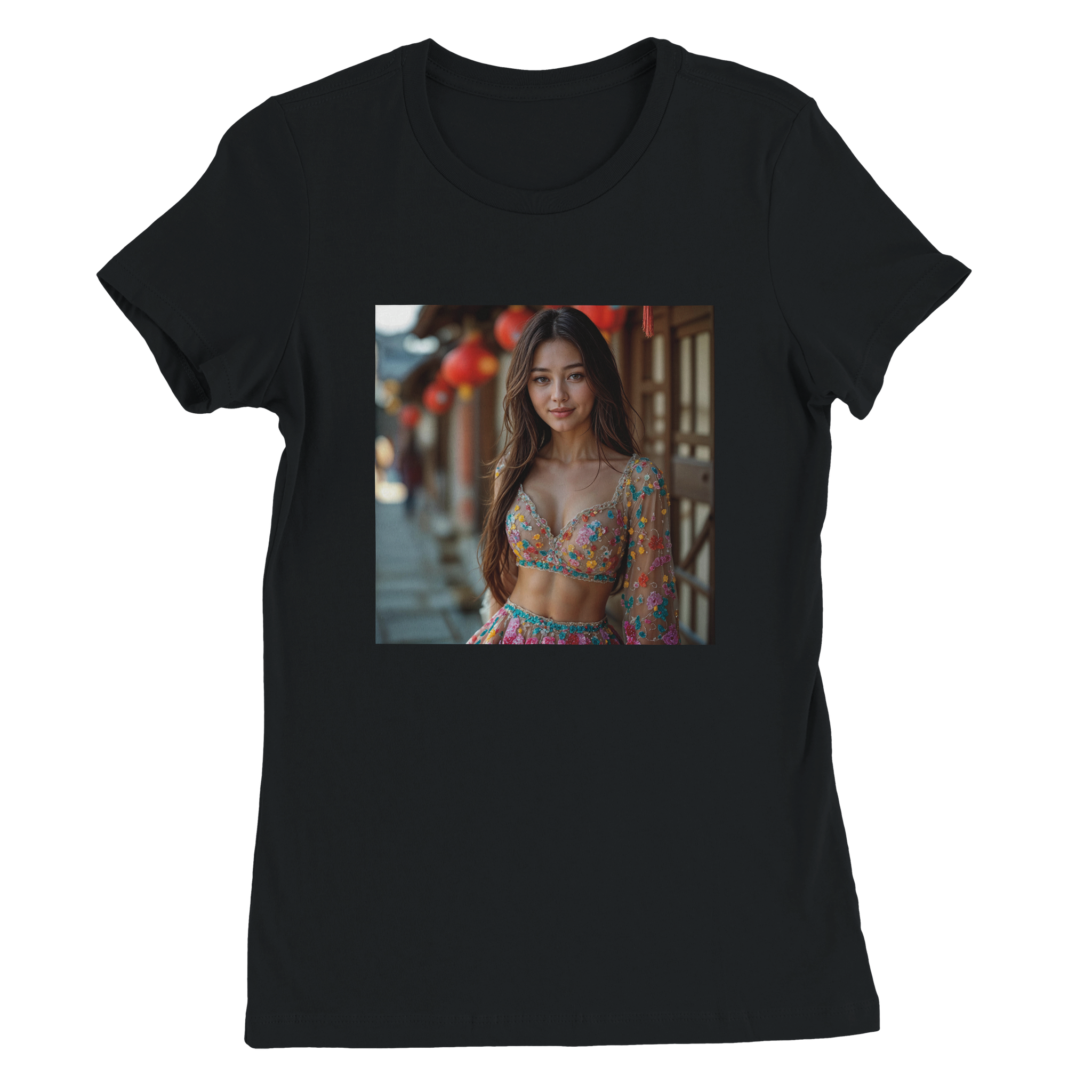 Red Lantern Heart - Women&rsquo;s Cut T-Shirt