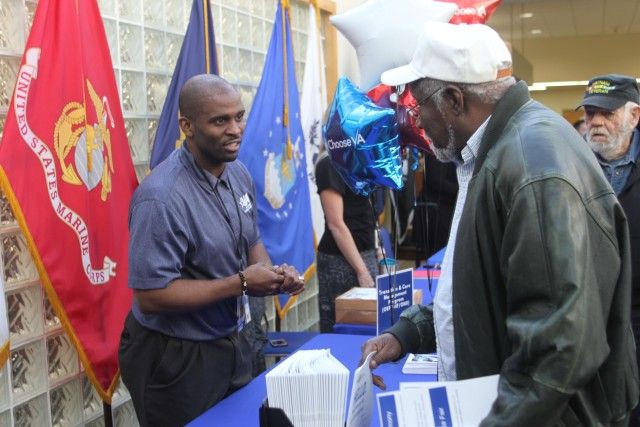 Aiding in transition patient advocate with the VA Transition and Care Management Program, helps retired Air Force Master Sgt
