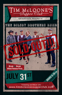 The Bilsby Brothers Band "Brick by Brick" Album Release Party - SOLD OUT!!!!