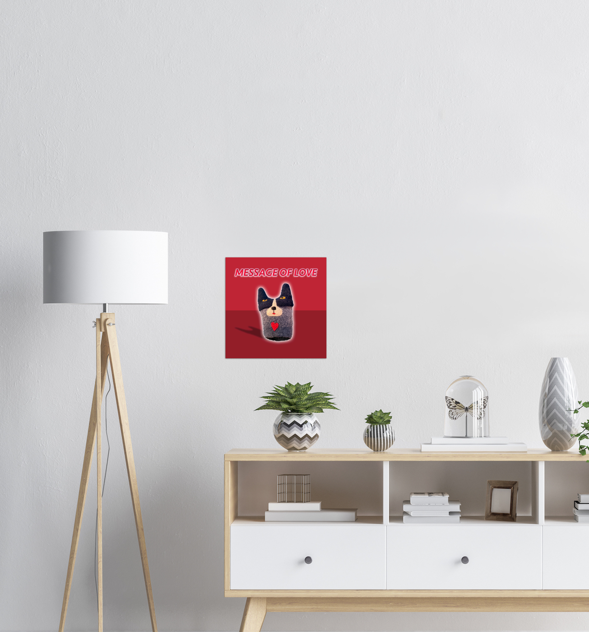 Message of Love - Fine Art Poster
