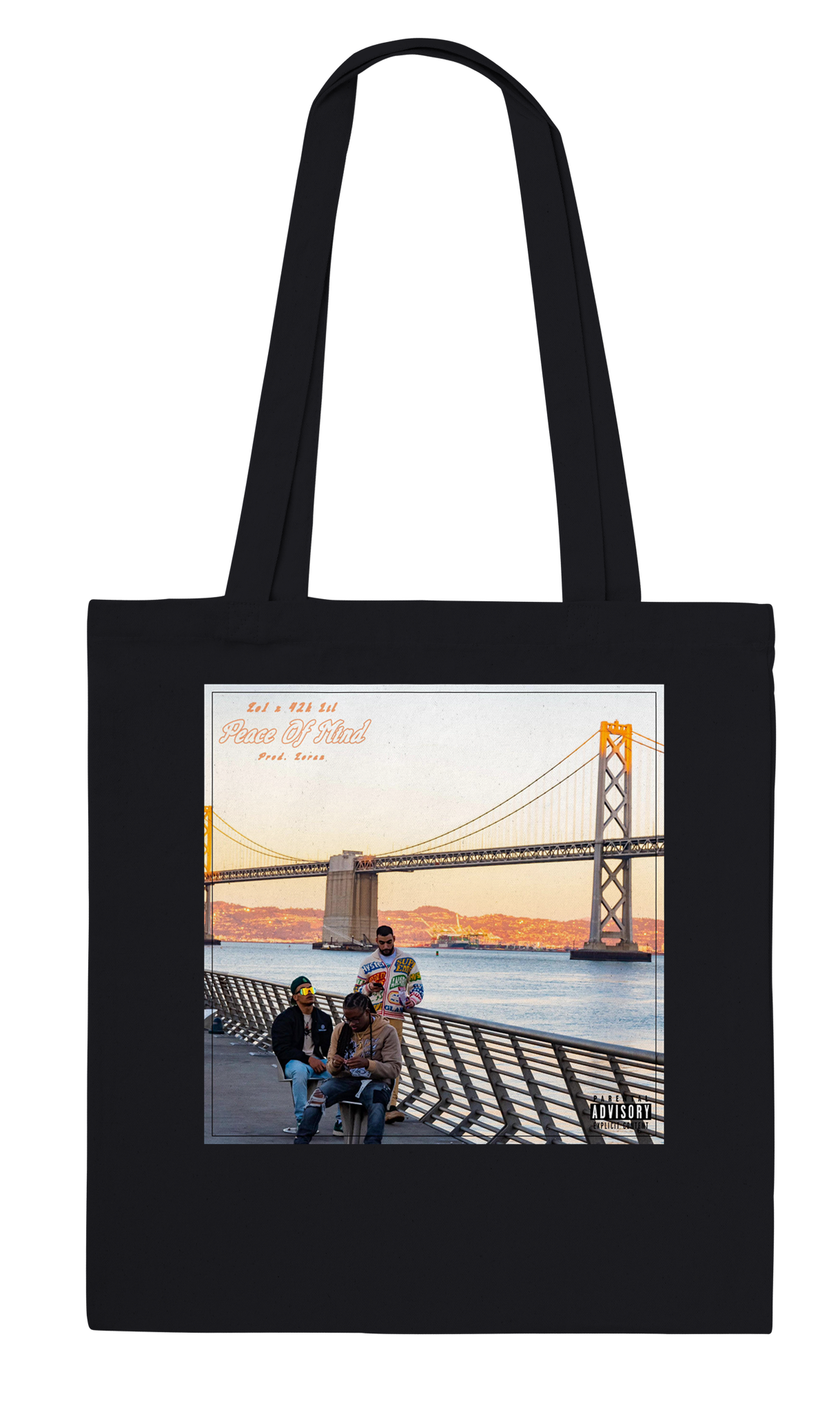 Peace Of Mind (feat. 42k Lil &amp; Zoran) - Tote bag