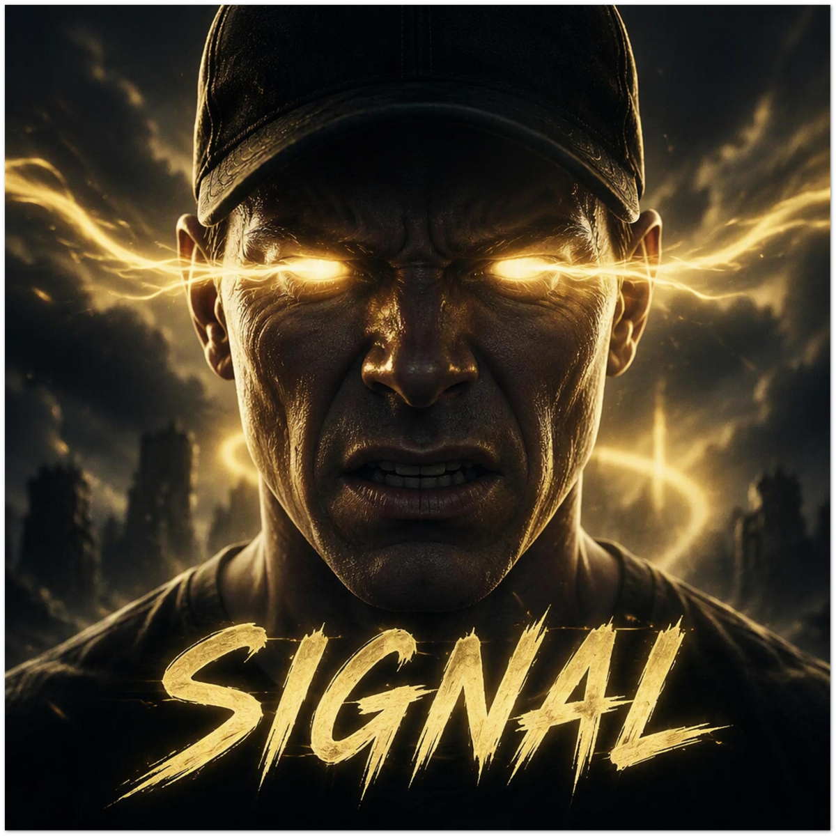 ECHO RISING | S01E06 | The Signal in the Ash | Anime Dark Electro - Fine Art Poster