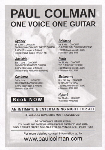 Paul Colman - Jun 2000
