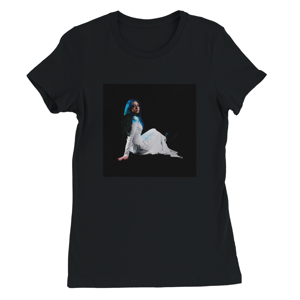 BLUE - Women’s Cut T-Shirt