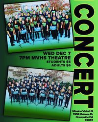 Mission Vista Steel Drum Winter Concert
