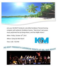HQ REGT presents Caribbean Nights at Del Mar Beach